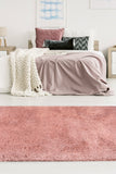 Soft Washable- Cosy - Pink -  Shaggy - Melrose Interiors