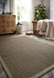 Sisal- Sage Green - Sage Green Border -  Origins-  Phoenox Rugs