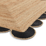 Savannah - Scallop Jute - Black