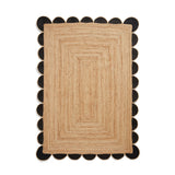 Savannah - Scallop Jute - Black