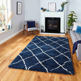 Scandi Berber - Navy / Cream- G257