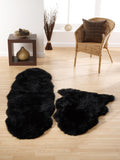 Genuine Sheepskin (Wool) - Black-  Origins - Phoenox Rugs