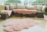 Genuine Sheepskin (Wool) -Adobe Rose  Origins - Phoenox Rugs