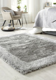 Shimmer -Border -Silver-  Origins-  Phoenox Rugs