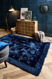 Shimmer -Border -Indigo-  Origins-  Phoenox Rugs