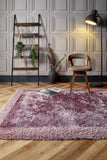 Shimmer -Border -Mauve-  Origins-  Phoenox Rugs