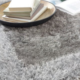 Shimmer -Border -Silver-  Origins-  Phoenox Rugs