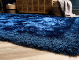 Shimmer -Border -Indigo-  Origins-  Phoenox Rugs