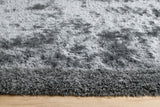 Shimmer -Border -Charcoal-  Origins-  Phoenox Rugs