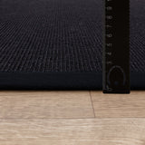 Sisal-  Natural Weaves -Black / Black -   Asiatic London