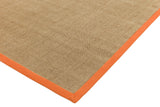 Sisal-  Natural Weaves - Linen / Orange -   Asiatic London