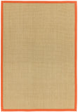 Sisal-  Natural Weaves - Linen / Orange -   Asiatic London