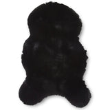 Super Teddy - Faux Sheepskin - Plain Shaggy - Black