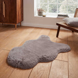 Super Teddy - Faux Sheepskin - Plain Shaggy - Grey