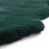 Super Teddy - Faux Sheepskin - Plain Shaggy - Jewel Green