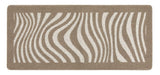 My Sculptured Collection - Patterned- Wave- Ivory and Mink -  Washable-  Phoenox Rug