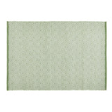 Hug Rug Woven- Diamond- Dark Green - Washable- Phoenox Rugs