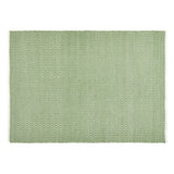 Hug Rug Woven-Herringbone- Dark Green - Washable- Phoenox Rugs